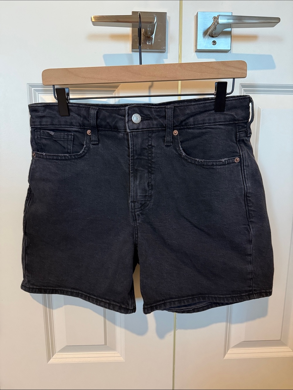 Old Navy Black Denim Jean Shorts
